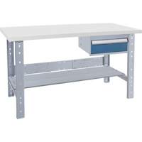 KLETON FG287 &eacute;tabli pr&eacute;conçu, 72" la x 30" p x 34" h, Capacit&eacute; 2500 lb