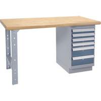 KLETON FG637 &eacute;tabli pr&eacute;conçu, Cap 2500 lb, 72" la x 30" p, 34" h