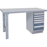 KLETON FG643 Pre-designed Workbenches, 60" W x 30" D x 34" H, 2500 lbs. Capacity