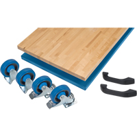 Mobile Cabinet Benches- Assembly Kits, Triple FH409 | TENAQUIP