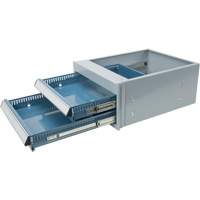 KLETON FH674 Double-Drawer Workbench, Steel, 18" W x 21" D x 9" H