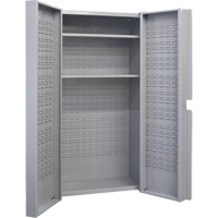 Deep Door Combination Cabinet, 38" W x 24" D x 72" H, Grey FH820 | TENAQUIP