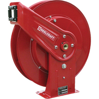 Reelcraft PW7600 OHP Hose Reels, Single Hose, 7" W x 19-3/4" D x 20-1/4" H