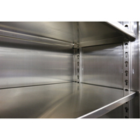 Strong Hold 6-24CSS Extra Heavy-Duty Cabinet Shelf, 72" x 24", 1525 lbs. Capacity, Stainless Steel, Grey