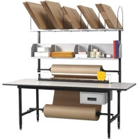 Full Function Modular Packing Stations, 83" W x 33" D x 60" H, Laminate FI715 | TENAQUIP