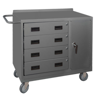 Durham Manufacturing 2211-95 Mobile Workbench Cabinet, Steel Surface