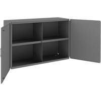 Wall-Mountable Cabinet, 24" H x 33-13/16" W x 12-3/8" D, 1 Shelves, Steel, Grey  FI858 | TENAQUIP
