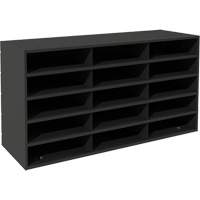 Durham Manufacturing 434-08 Porte-documents horizontal, Stationnaire, 15 fentes, Acier, 33-13/16" la x 11-11/16" p x 17-1/4" h