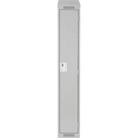 Anthony Steel Mfg. CL-S-1-12X18X72-ST_A124 Casiers Clean Line, 12" x 18" x 78", Acier, Gris, Rivet (assembl&eacute;)