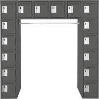 Anthony Steel Mfg. CL-ARC-12X18X72-16_A127 Arche de casiers &eacute;conomiques assembl&eacute;s Clean Line, 16 niveaux, 18" x 72" x 12", Acier