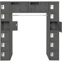 Anthony Steel Mfg. CL-ARC-12X18X72-16_A127 Arche de casiers &eacute;conomiques assembl&eacute;s Clean Line, 16 niveaux, 18" x 72" x 12", Acier