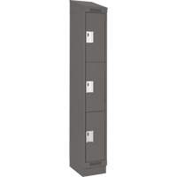 Anthony Steel Mfg. CL-L-3-15X18X72-RB_A124 Petit casier Clean-Line, 6 niveaux, Bloc de 3, 18" x 72" x 15", Acier