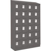Anthony Steel Mfg. CL-L-4-121272RBST_A127 Clean-Line Lockerette, 6 -tier, Bank of 4, 12" x 72" x 12", Steel
