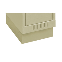 Anthony Steel Mfg. CL-RBASE-36X18X4_A123 Clean Line Economy Lockers Recessed Base, 3 Banks, 4" H x 36" W x 18" D, Beige, Steel