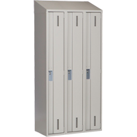 Perfix Inc. 1-121872-3-007-9363 Casiers robustes Concorde, Bloc de 3, 36" x 18" x 78", Acier, Gris, Soud&eacute; (assembl&eacute;)