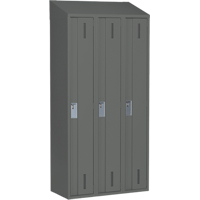 Perfix Inc. 1-121872-3-007-9364 Casiers robustes Concorde, Bloc de 3, 36" x 18" x 78", Acier, Charbon, Soud&eacute; (assembl&eacute;)
