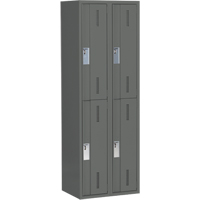 Perfix Inc. 2-121872-2-9364 Casiers robustes Concorde, 2 niveaux, Bloc de 2, 24" x 18" x 72", Acier, Charbon, Soud&eacute; (assembl&eacute;)