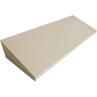 Perfix Inc. 007-DPEN1218-4-9393 All-Welded Concorde - Heavy-Duty Lockers Sloping Top, 4 Bank, 18" D x 48" W x 6" H, Beige, Steel