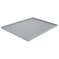 Fond de casier, Convient aux casiers 12" x 18", Gris foncé, Plastique  FL591 | TENAQUIP