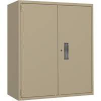 Lo-Boy Storage Cabinet, Steel, 2 Shelves, 40" H x 36" W x 18" D, Beige  FL785 | TENAQUIP
