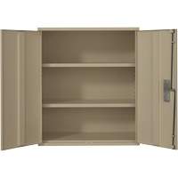 Perfix Inc. 88 R 20-18-9393 Armoire de rangement Lo-Boy, Acier, 2 Tablettes, 40" h x 36" la x 18" P, Beige