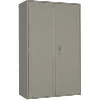 Extra Wide Hi-Boy Storage Cabinet, Steel, 4 Shelves, 72" H x 48" W x 24" D, Grey  FL786 | TENAQUIP