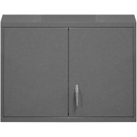 Durham Manufacturing 071SD-95 Armoire murale, 27" h x 29-7/8" la x 13-11/16" p, 2 tablettes, Acier, Gris