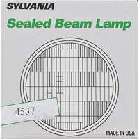 Sylvania 31015 4537 Basic Sealed Beam Headlight, Incandescent, 100 W, Off White