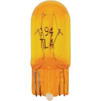Sylvania 34821 194NA Basic Mini Automotive Bulb, Incandescent, 3.78 W, Amber