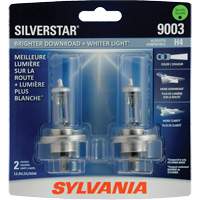 Sylvania 33080 9003 Ampoule de feu avant SilverStar Ultra, Halog&egrave;ne, 60 W, Blanc