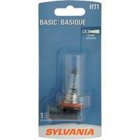 Sylvania 31565 Ampoule de base pour feu avant H11, Halog&egrave;ne, 55 W, Blanc cass&eacute;