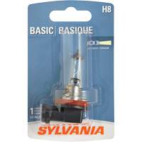 Sylvania 31594 H8 Basic Headlight Bulb, Halogen, 35 W, Off White