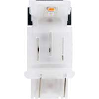 Sylvania 38882 Mini-ampoule automobile 3157A, DEL, 0,5 W/12,8 W, Ambr&eacute;e