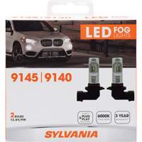 Sylvania 37689 9145 Fog Light Bulb, LED, 65 W, White