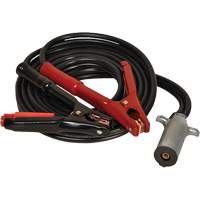 Associated Equipment 6142 Piper Aircraft Booster Cable, 4 AWG, 15' Cable