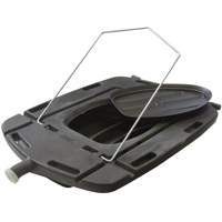 LISLE 19202 Bac de vidange d'huile pour camion &agrave; profil bas avec couvercle