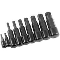 LISLE 60850 Jeu d'&eacute;querres triples, 9 Morceaux, Prise de 5/16"/1/2"/5/8"/3/4"