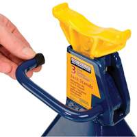 Hein-Werner HW93503 Jack Stand, Locking Handle/Ratchet, 3 tons Capacity, 19" H