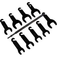 LISLE 43350 Jeu de 10 cl&eacute;s pneumatiques pour embrayage de ventilateur