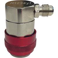 Mastercool 67434 Coupleur de conversion haute pression R1234yf rouge 1/4" FL-M x 17 mm