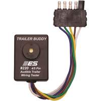 Electronic Specialties 220 Testeur de c&acirc;bles &agrave; 4/5 broches Trailer Buddy — utilisation en solo