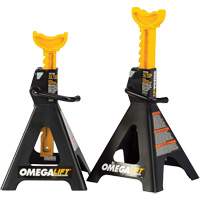 Omega Lift 32128 Chandelle &agrave; double verrouillage robuste, Tige verrouillable, Capacit&eacute; de 12 tonnes, 19-63/100" - 29-22/25" h