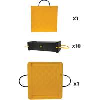 Esco 12538 20-Piece CribLok Composite Cribbing System Kit