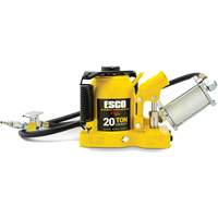 Esco 10382 Pro Series “Shorty” Bottle Jack, 20 Ton(s), Air Hydraulic, 12-5/8" Raised Height