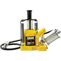 Esco 10382 Pro Series “Shorty” Bottle Jack, 20 Ton(s), Air Hydraulic, 12-5/8" Raised Height