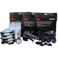 3M 26978 Performance Fine Finish Spray Gun System with PPS Cups, 13 CFM, 29 PSI