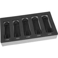 LISLE 12090 Jeu de 5 douilles pour conduites avec plateau en mousse