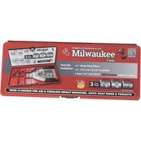 LISLE 86010 Milwaukee Tool Kit with Plastic Molded Box