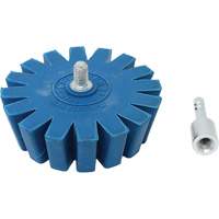 CTA Tools 8063 Roue &agrave; gomme &agrave; engrenage conique avec adaptateur d'arbre &agrave; connexion rapide