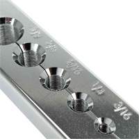 JET H1120 Trousse d'outils d'&eacute;vasement double SAE de 7 morceaux avec coffret moul&eacute; par soufflage